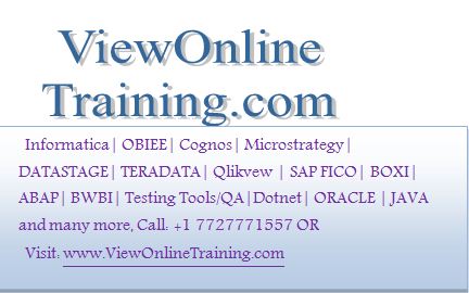 OBIEE Online Training, Oracle BI Online Training, OBIEE 11g Training