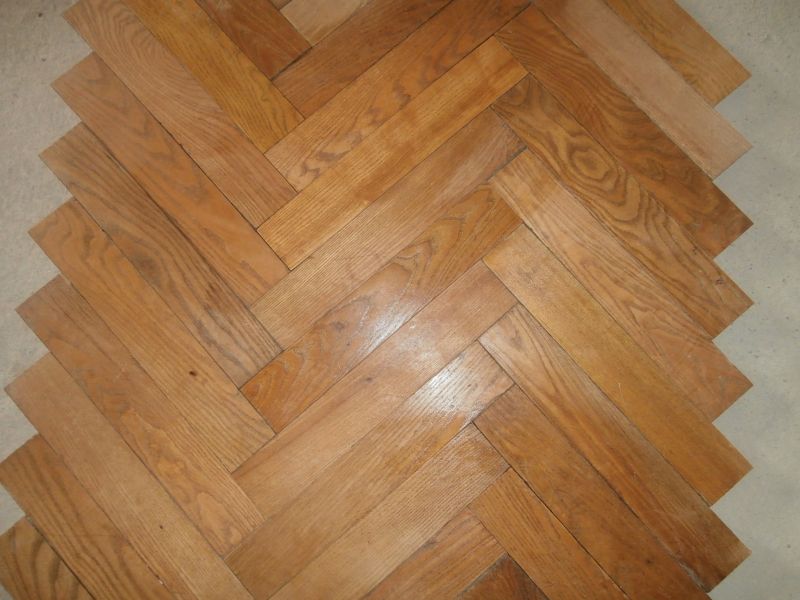 Old parisian solid wooden parquet flooring