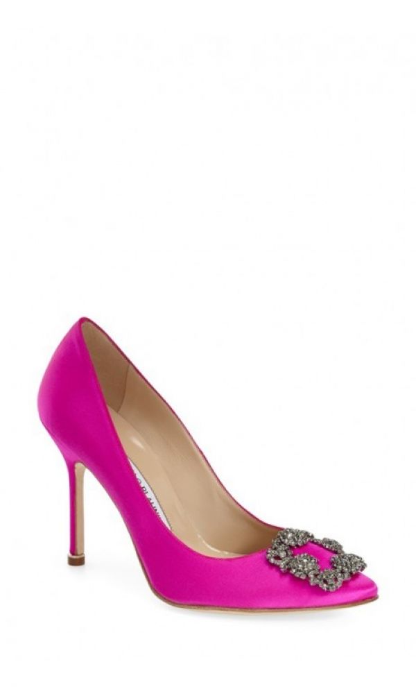 manolo blahnik hangisi flat pink