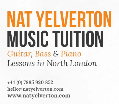 Guitar Lessons, Bass Lessons, Piano Lessons in London