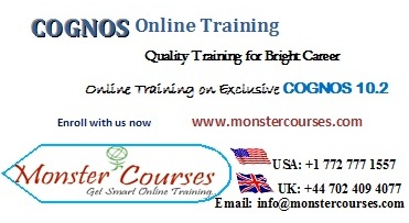 IBM cognos online training,cognos 10.2 online training.