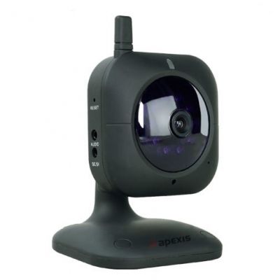 Mini home wireless ip camera APM-H401-WS with H.264 Video Compression Format, Supports Audio Input a