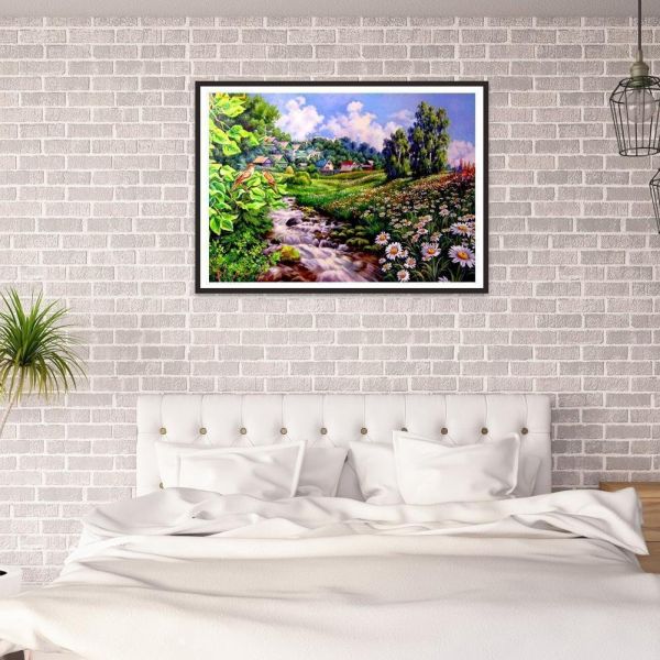 Beautiful Flowers-5D picture size diamond paintings