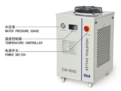 S&A industrial chiller CW-6000 for cooling vacum system