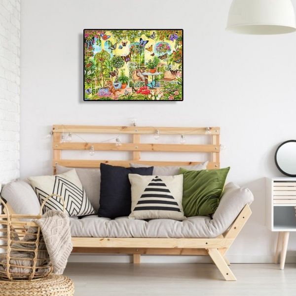 Butterfly Cat- 5D picture size diamond paintings