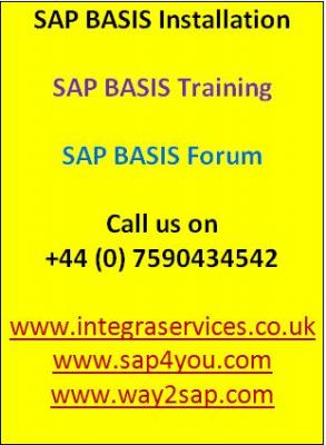 SAP BASIS Installation | SAP BASIS Training | SAP BASIS Forum