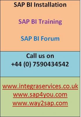 SAP BI Installation | SAP BI Training | SAP BI Forum