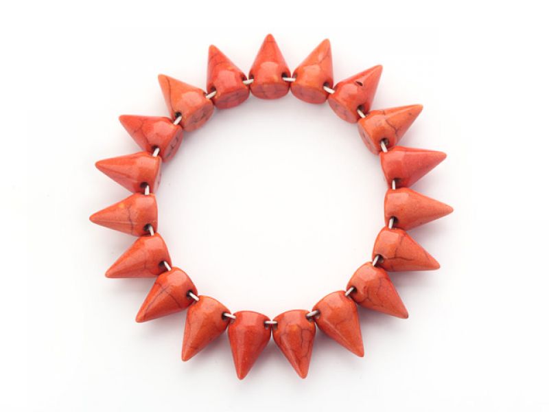 Simple Style Orange Turquoise Bracelet at aypearl.com