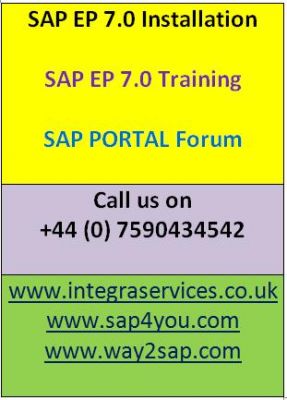 SAP EP Forum | SAP EP Training | SAP EP Installation 