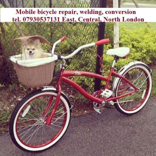 Mobile Bicycle welding Aluminium-Steel, repair at your home. 07930537131 East, Central, North London
