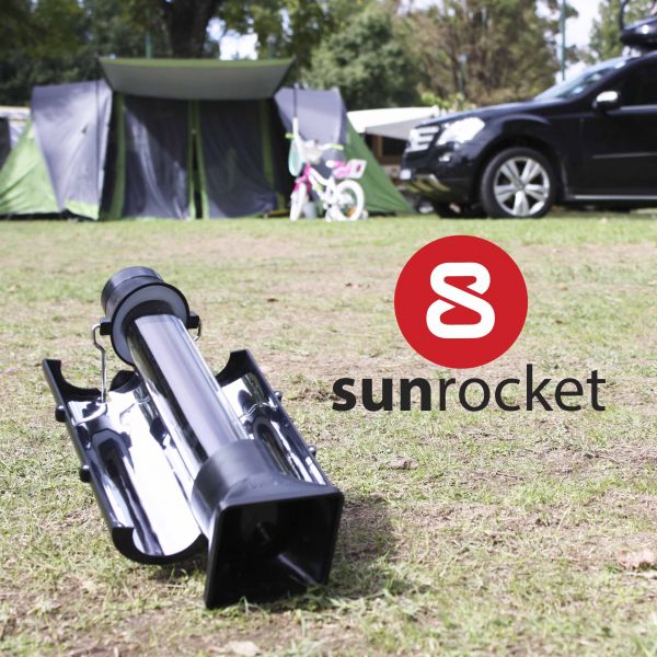 SunRocket Portable Solar Water Heater and Flask