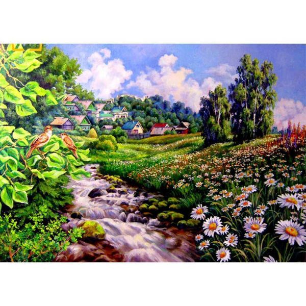 Beautiful Flowers-5D picture size diamond paintings