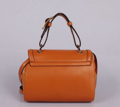 Wholesale Fendi Colorblock Silvana Leather Satchel Orange Free shipping paypal payment www.lelesale.