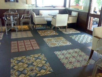 PATCHWORK - OLD SPANISH TILES - ANTIQUE FLOOR - VICTORIAN TILE - PATTERNED TILE /  LUXURYSTYLE.es 