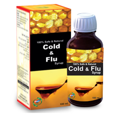 Cold & Flu syrup is a typical balance mixture of selected herbs to fight against the flu generated i