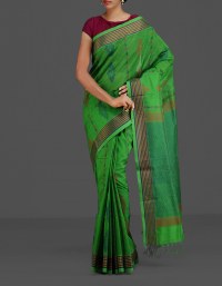 Online shopping for handloom uppada silk by cotton sarees by unnatisilks