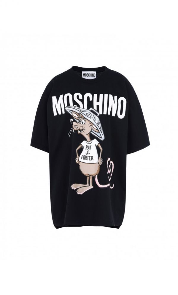 Moschino Rat A Porter Short Short Sleeve T-Shirts Women